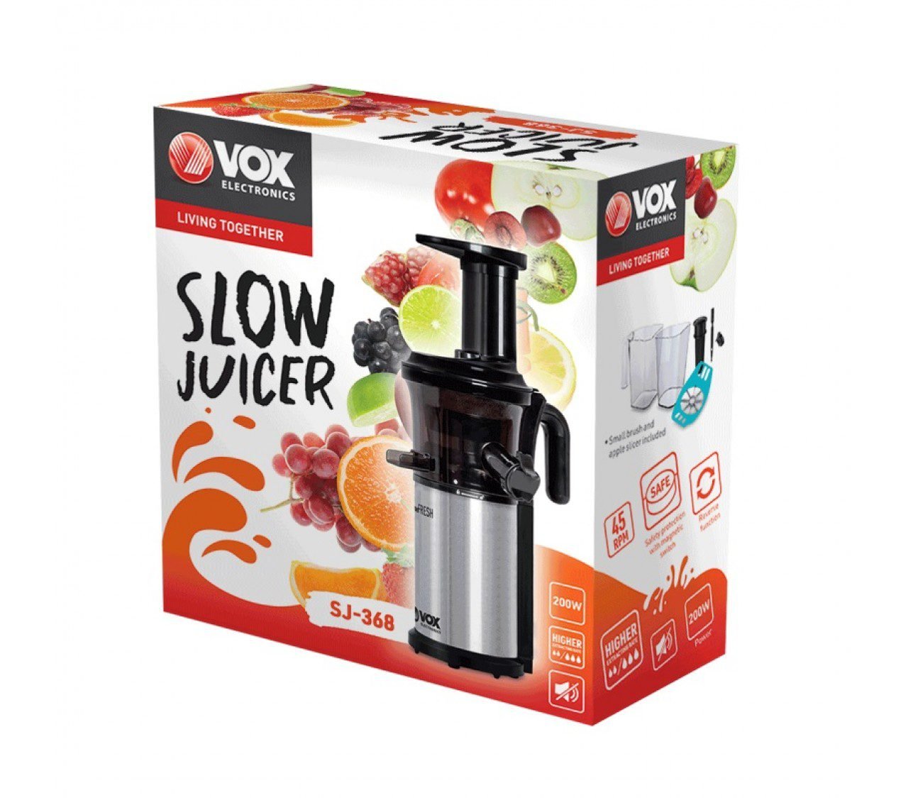 VOX Соковник SJ 368 200W ладно цедење - Image 2