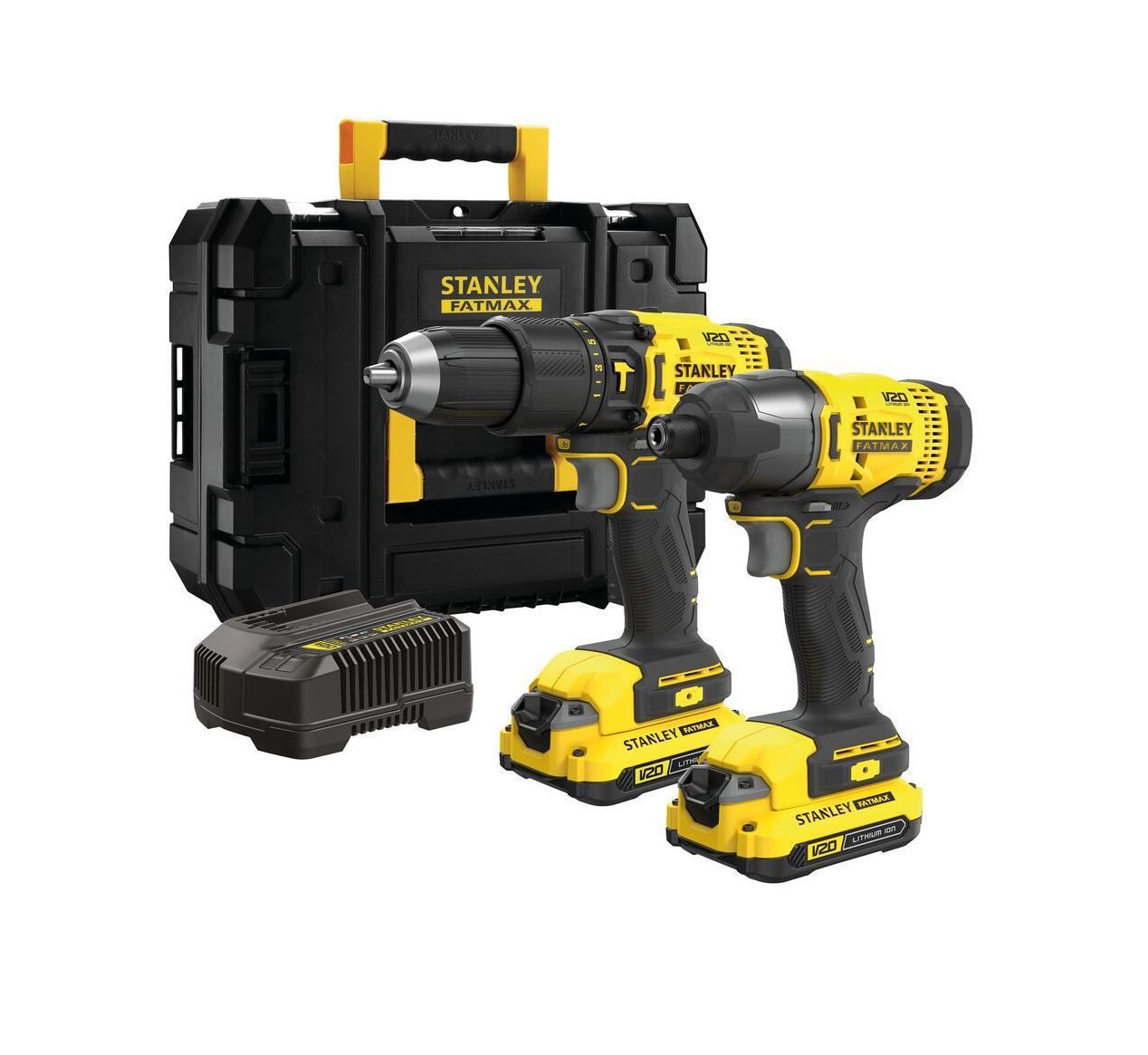 18V Сет вибр. дупчалка + удар. одвртувач 2x2Ah V20