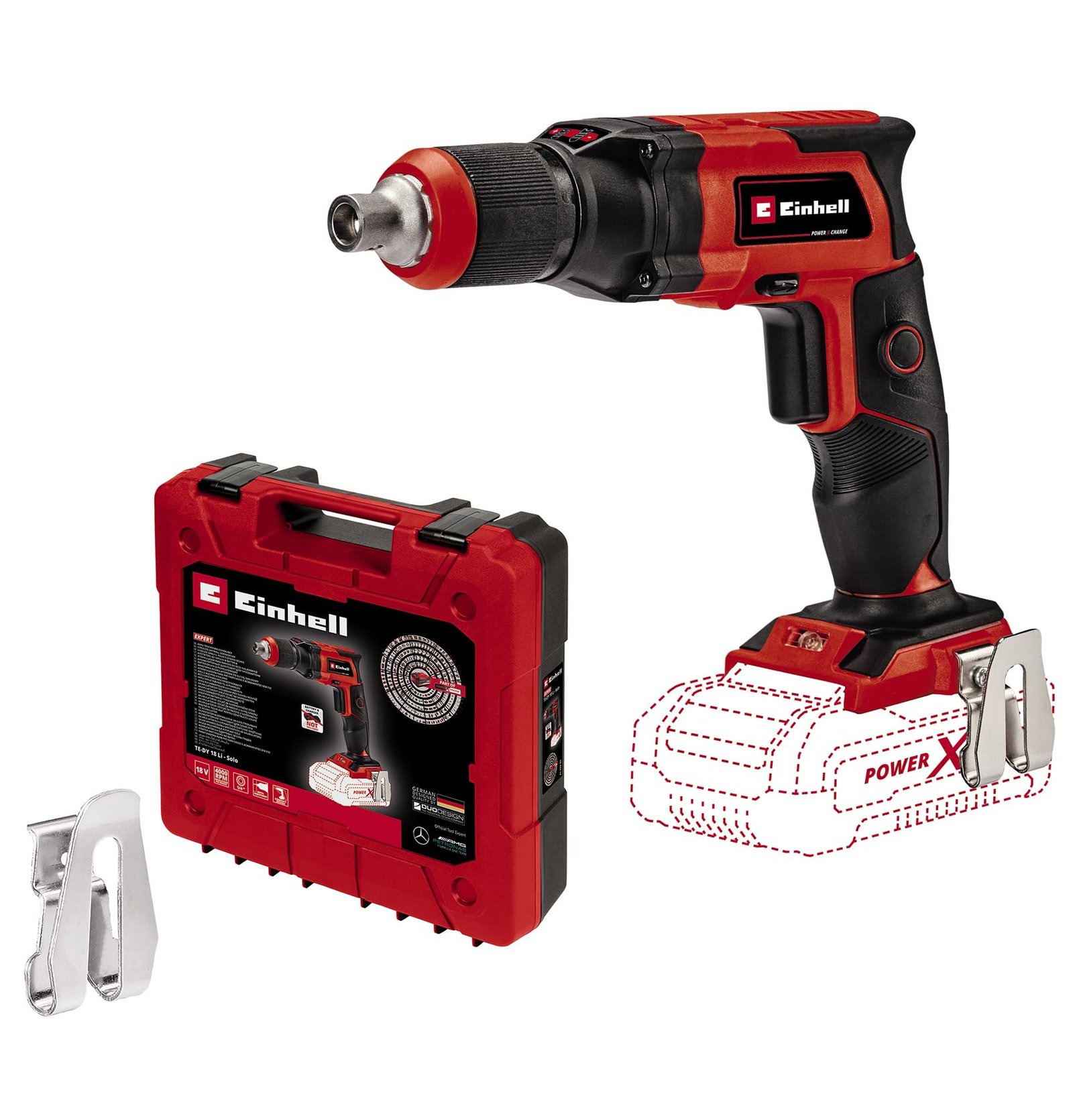 Батериска штрафилица EINHELL TE-DY 18 Li Solo PXC гипс - Image 2