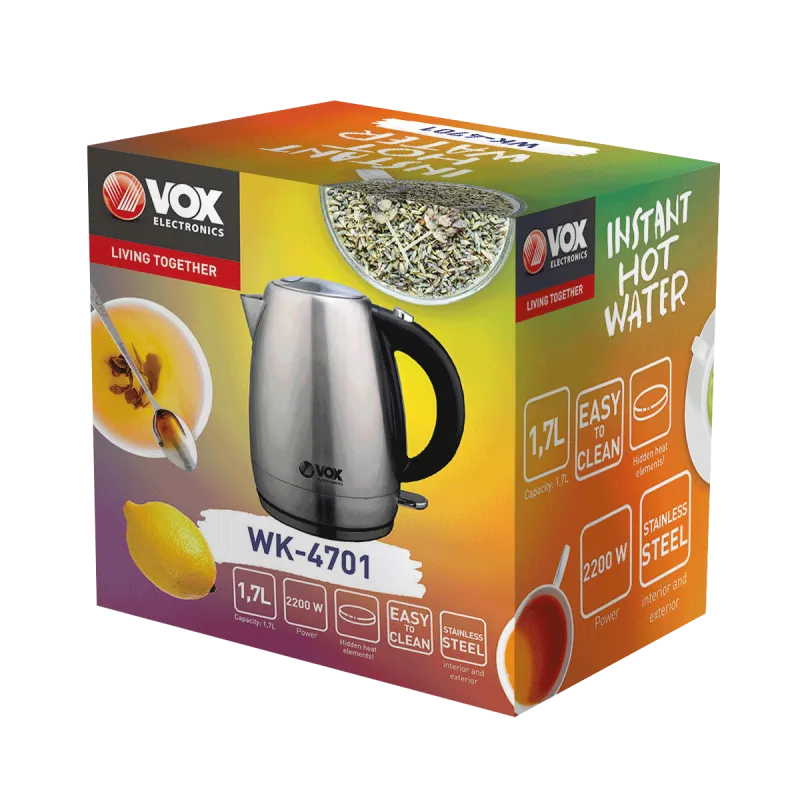 VOX Бокал за вода WK 4701 2200w 1.7 litri - Image 2