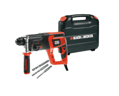 Електро-пневматски комбиниран чекан 710W 1.8J куфер, прибор Black+Decker