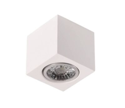 ПЛАФОНСКО ТЕЛО НАДГРАДНО КВАДРАТ ГИПС GU10-ФАСОНКА MAX-10W