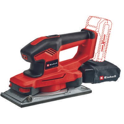 Батериска брусалка вибрациона EINHELL ТE-OS 18/230 Li 115X230mm - Image 2