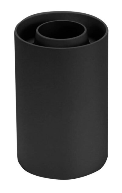 ТЕЛО ЗА СПОТ СИЈАЛИЦИ КРУГ ПЛАСТИЧНО GU10-ФАСОНКА ЦРНО IP20 MAX-10W