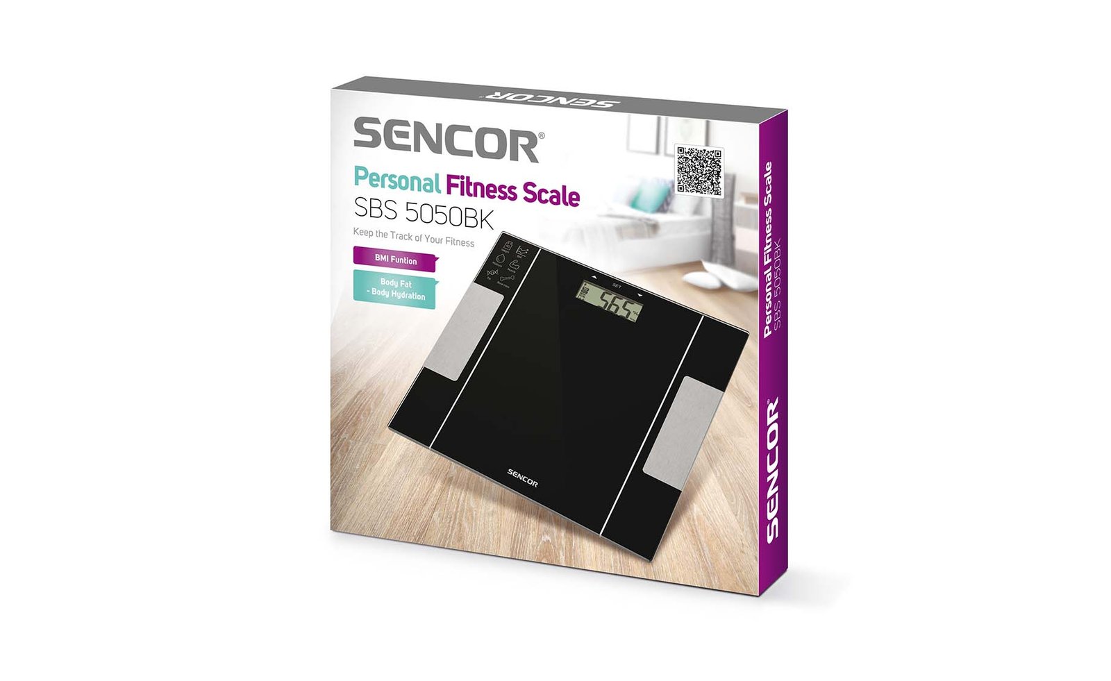 SENCOR Вага за телесна тежина SBS 5050 BK - Image 2
