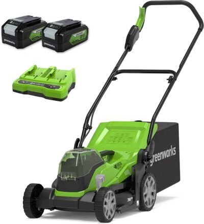 Батериска косилка 36cm G24X2LM36K4X +2 батерии +полнач Greenworks