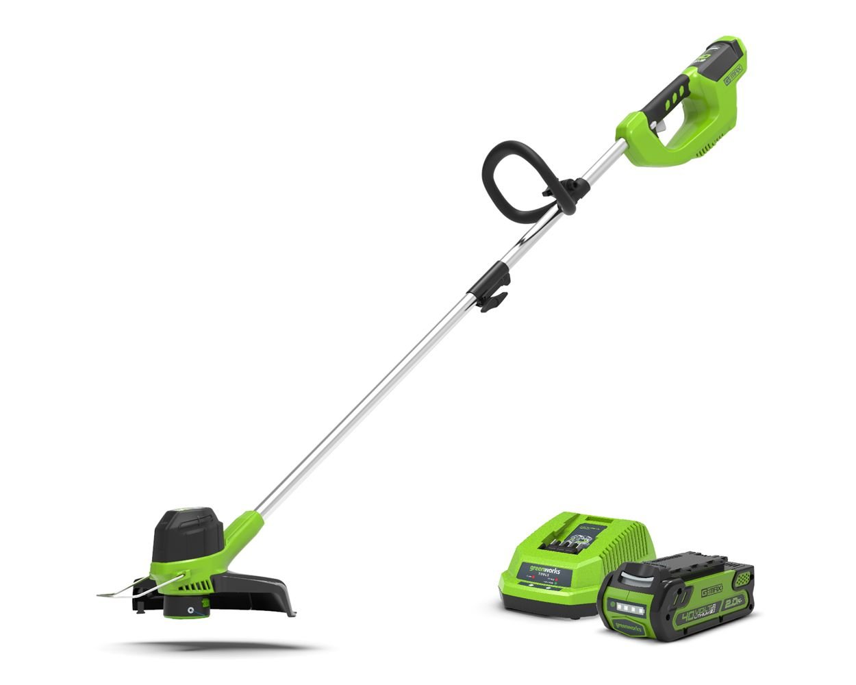 Тример + батерија + полнач G40LTK2 Greenworks