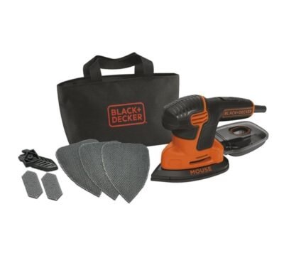 Вибрациска брусилка Mouse 120W со микрофилтер Black+Decker