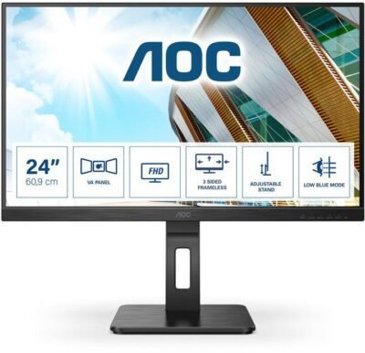 Монитор AOC 24P2Q - 23,8'' LED , Full HD, црна боја