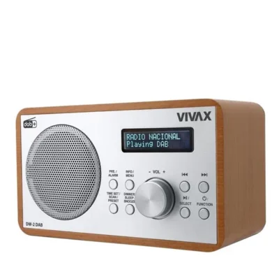VIVAX DW-2 DAB Часовник радио, кафеава