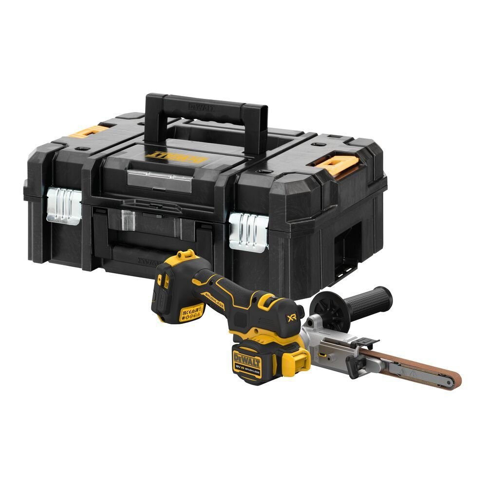 18V Трачна брусилка тесна 13x457mm TSTAK без опрема DeWALT