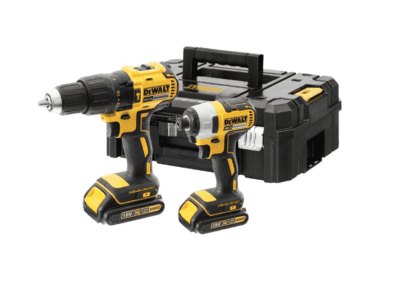 Аку. сет дупчалка + удар. одврт 18V 2Ah TSTAK DeWALT
