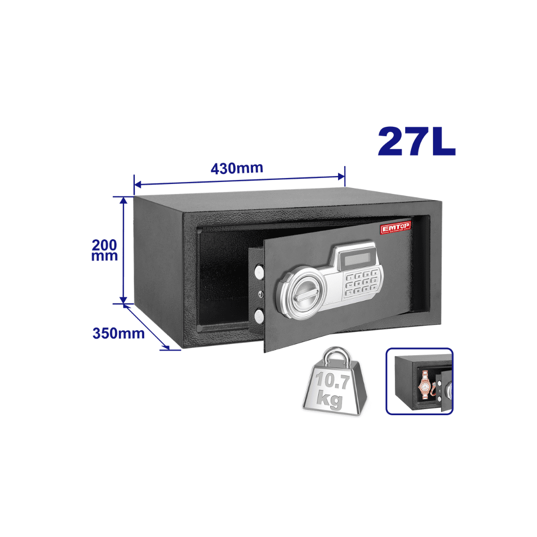 Eлектронски сеф 27л EESF3503 Emtop Emtop