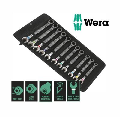 ВЕ 6000 Joker комбинирани клучеви со крцкало 11 ком 8-19mm Wera