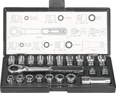21пар.Pass thru сет насадни клуч.B-65604 Makita