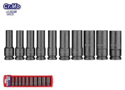 Комплет насадни клучеви долги 1/2“ Emtop EMSS12102L Emtop