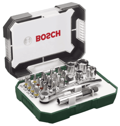 Мини Крцкало Со Магнете Држач и Битови 26пар. Bosch