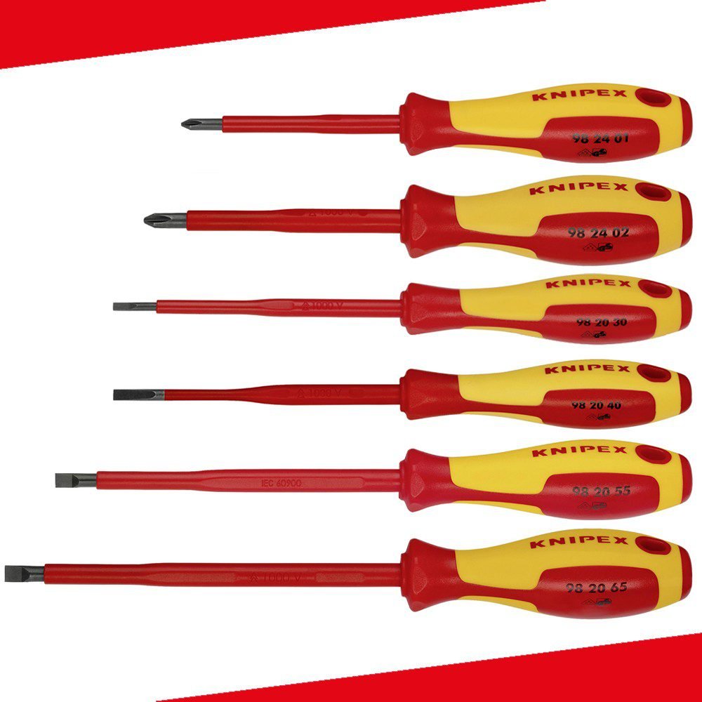 КНП 6 делен комплет одвртувачи PH VDE 1000V KNIPEX - Image 2