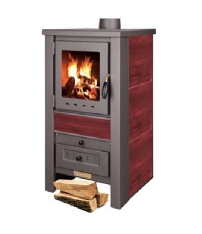 КАМИН ПРО ТЕРМО НОВА-Г ЦРВЕН 7,5 KW ЗА 30-50М2