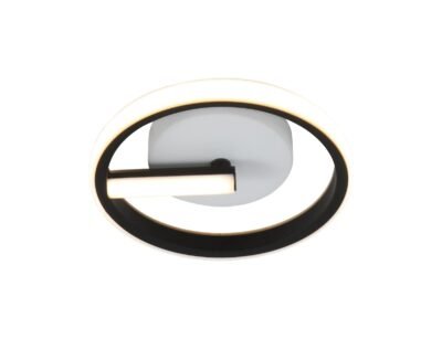 LED ПЛАФОНСКА СВЕТИЛКА7W/560LM ЦРНА 3000K 175-265V - OPTONICA LED - Македониjа