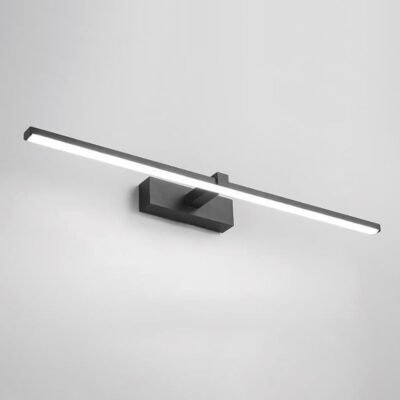 Aguro S - Црна ЛЕД ѕидна светилка 60cm 3000K 12w