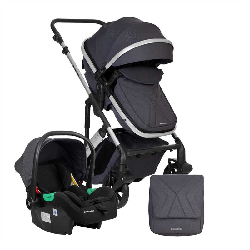КОЛИЧКА DARLING ТЕМНО СИВА 2 ВО 1 2024 КИКАБУ