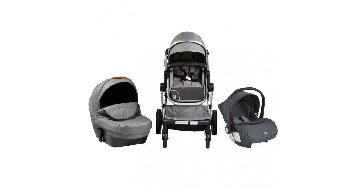 КОЛИЧКА POLLY 3 ВО 1 I-SIZE GREY MONI