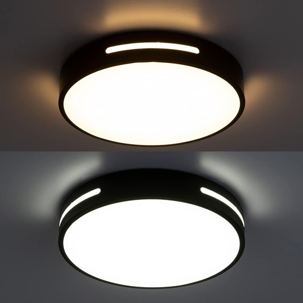 Лед Плафонерка Црна 3color 40w Ф40