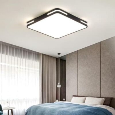 Лед Плафонерка Црна 3color 40w Коцка