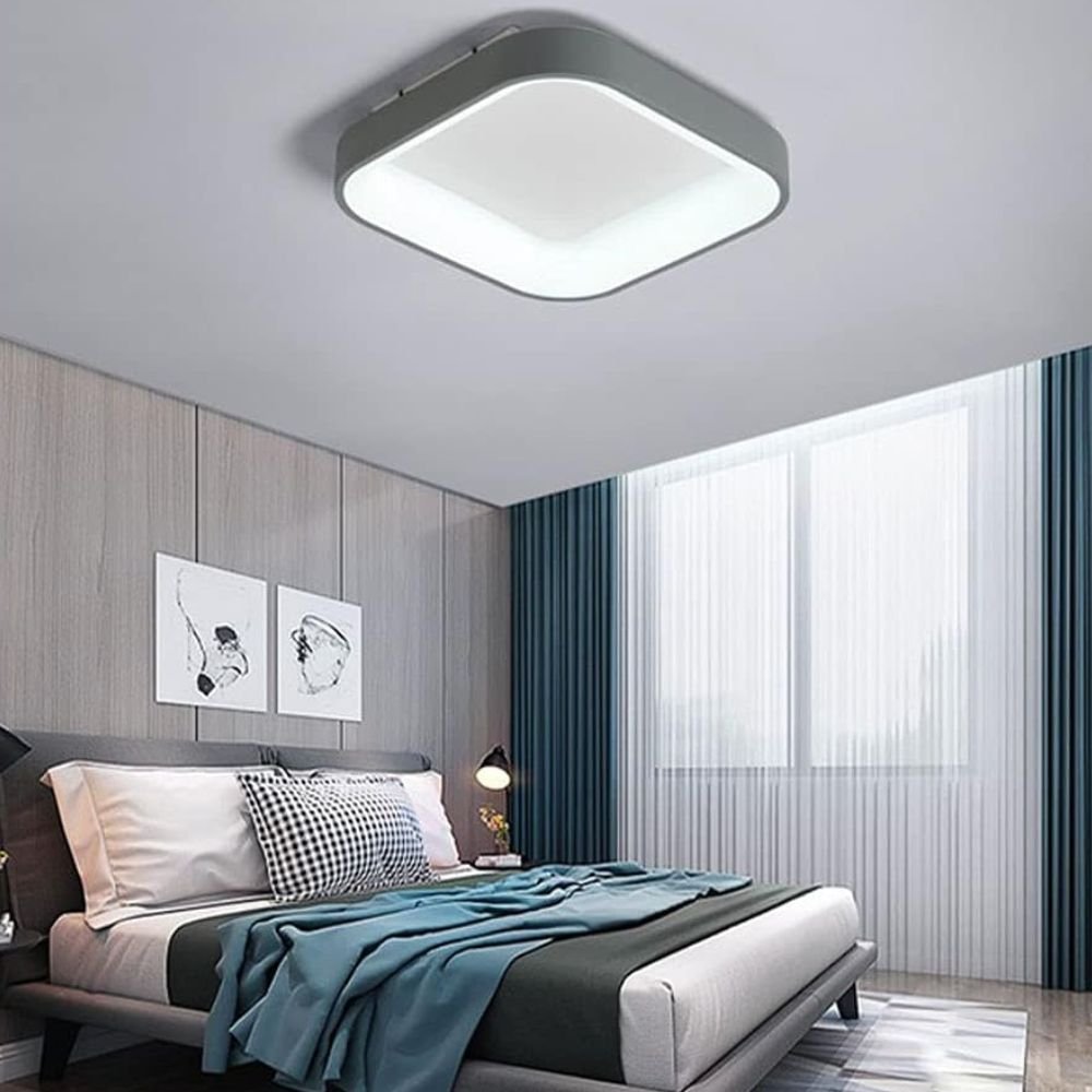 Лед Плафонерка Црна 3color 70w Коцка