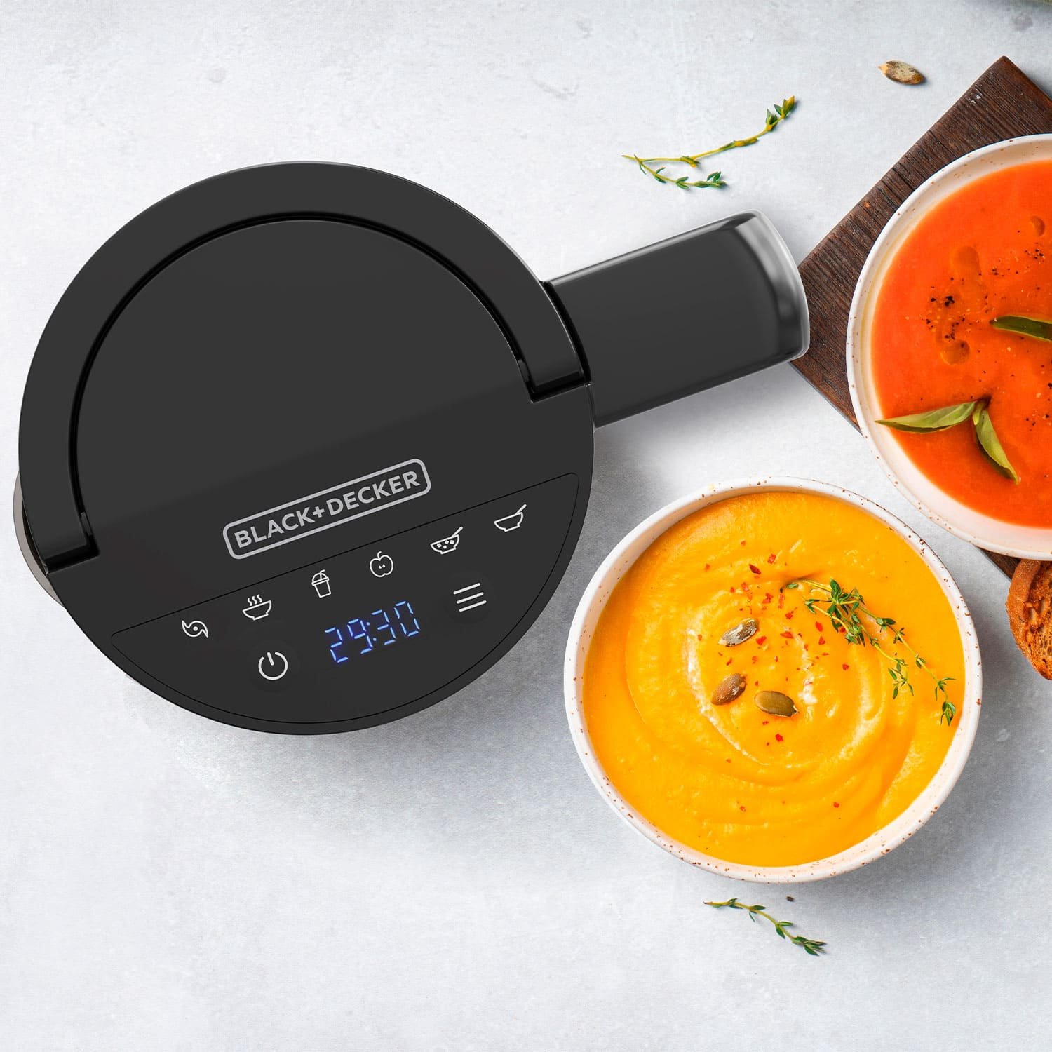 Апарат за супи и чорби BLACK+DECKER 1040W 1.6L - Image 2
