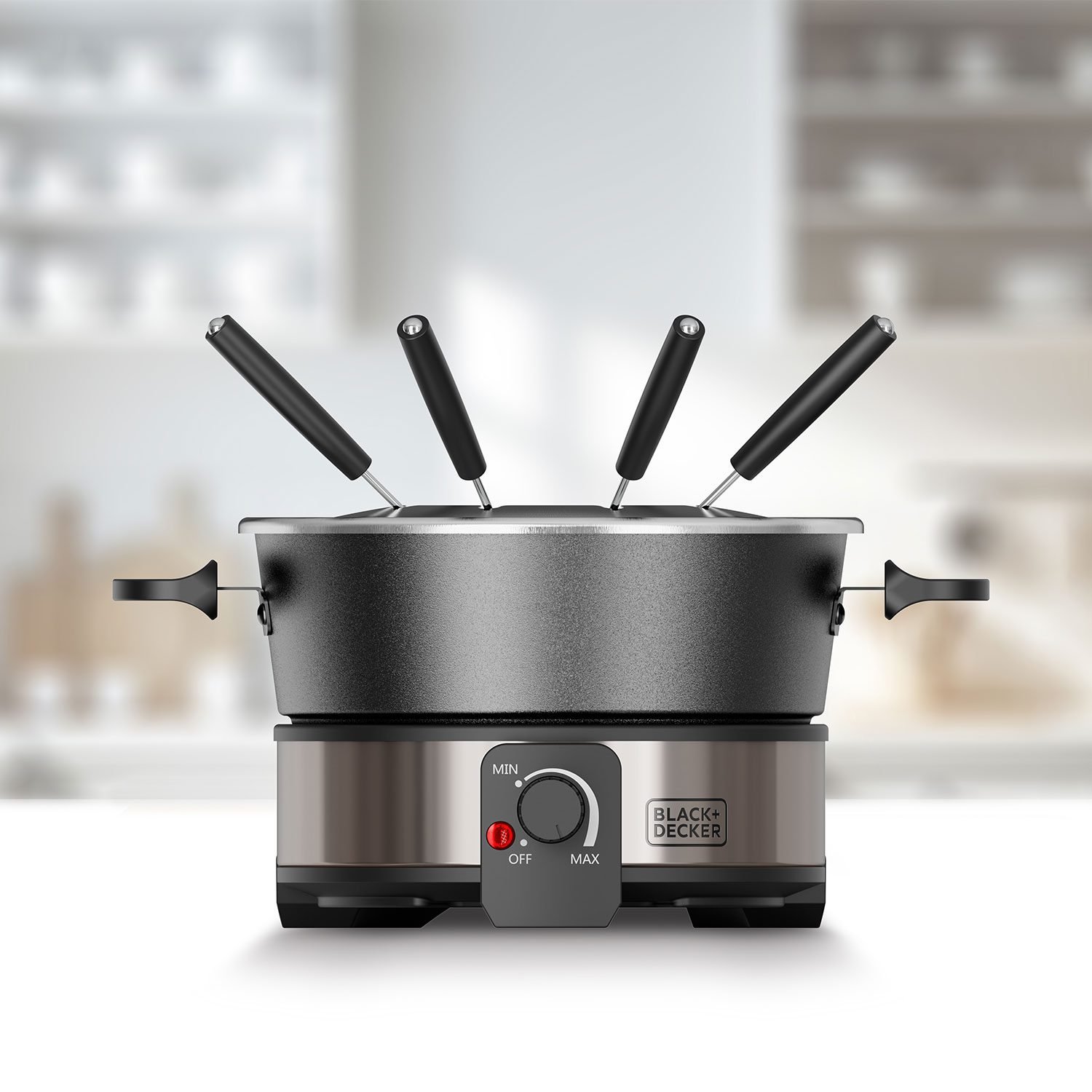 Електричен сет за подготовка на храна - Фонду BLACK+DECKER 1000W 2L - Image 2