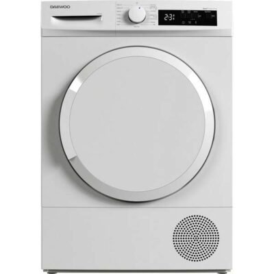 Машина за сушење DAEWOO T7HT1W0RS, 7кг, топлотна пумпа, 15 програми, А+