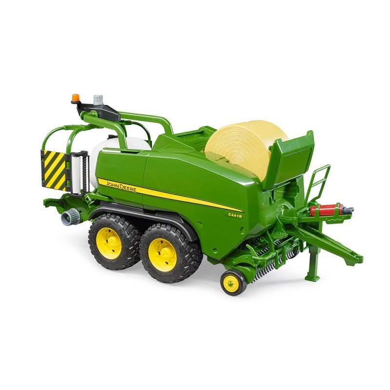 Bruder John Deere балирачка за кругли бали (4+)