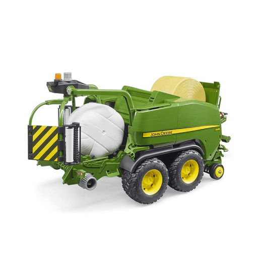 Bruder John Deere балирачка за кругли бали (4+)