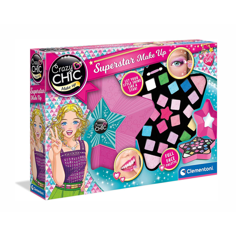 Clementoni Crazy Chic 'Superstar Make Up' сет со шминки (6+)