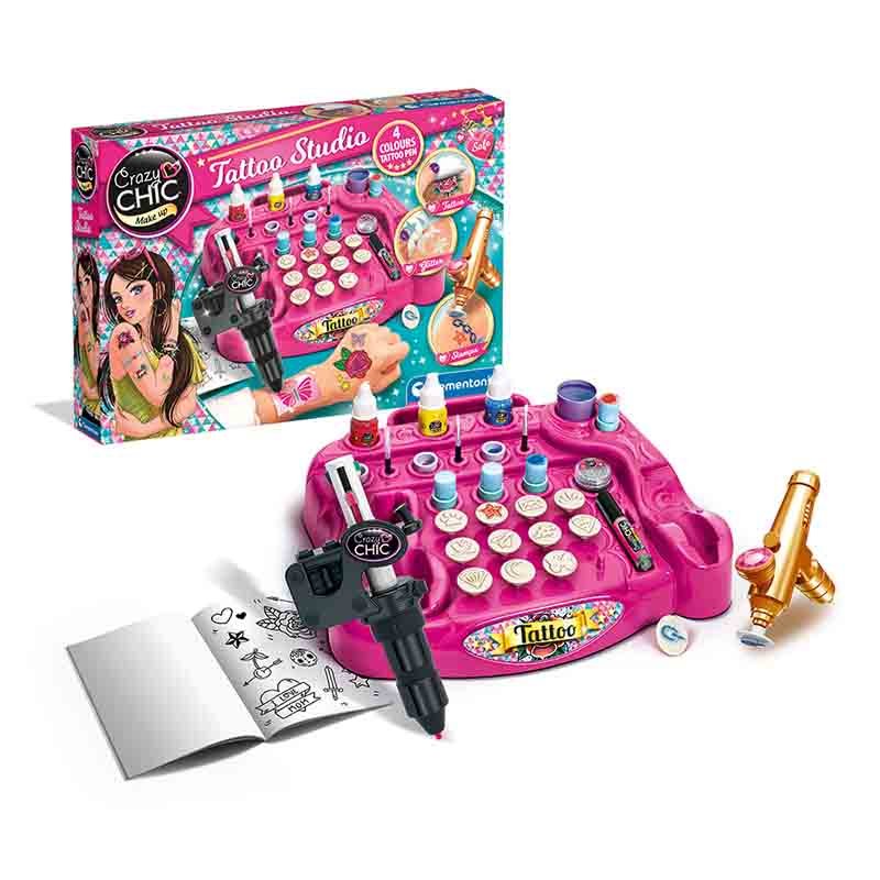 Clementoni Crazy Chic 'Tatoo Studio' сет за тетоважи (6+)
