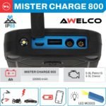 MISTERCHARGE800 Инверторски мобилен стартер 12V 400A - SBDMK WEBSHOP