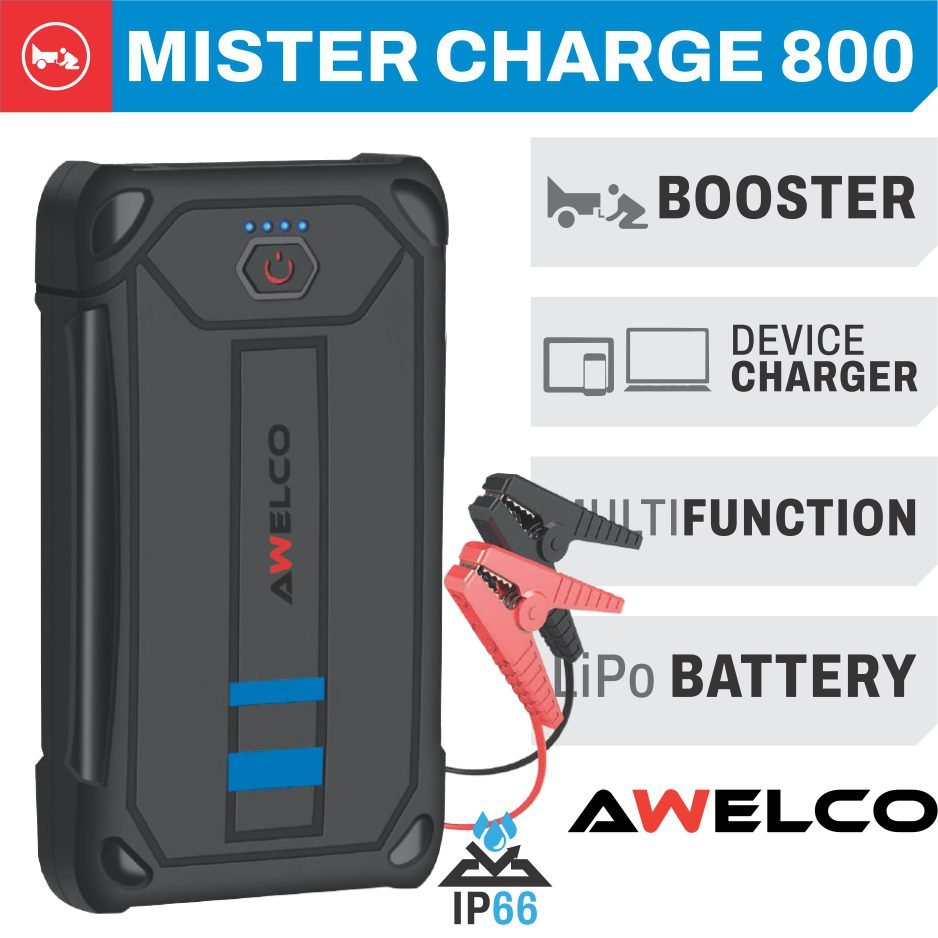 MISTERCHARGE800 Инверторски мобилен стартер 12V 400A - SBDMK WEBSHOP