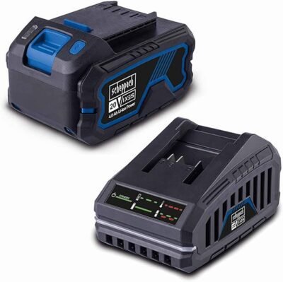 Сет единечен полнач плус една батерија scheppach SBSK4.0 20V 4.0Ah