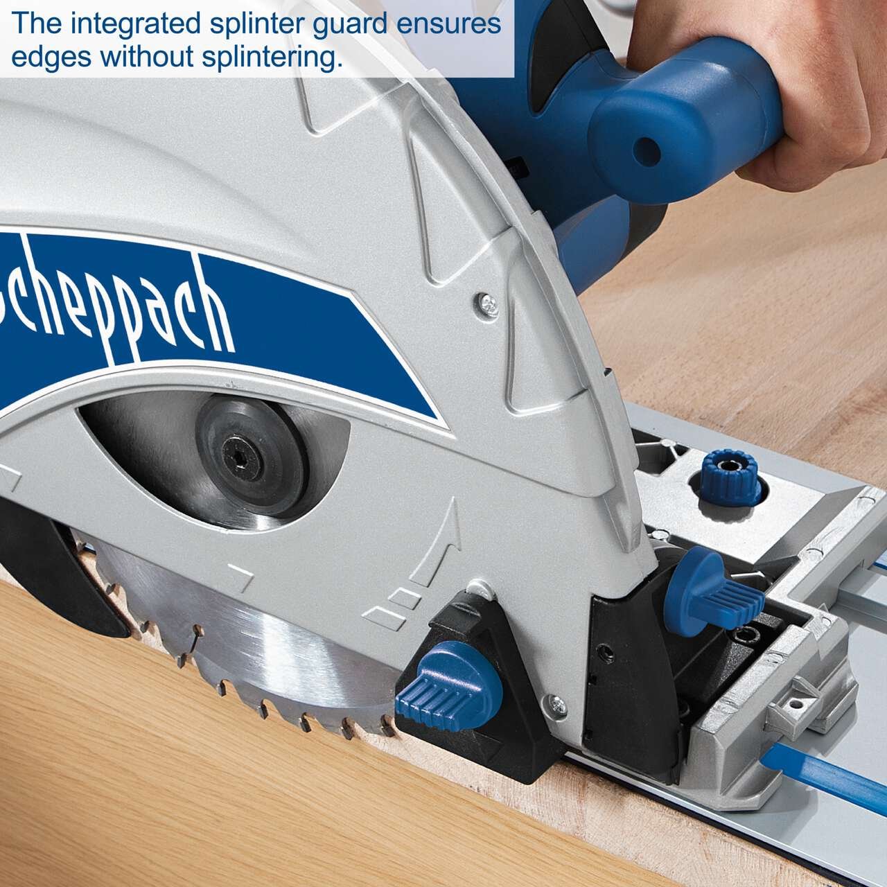 Директна кружна пила професионална PL75 Scheppach | 1600W | диск 210 mm (36T) | длабочина 75 mm - Image 3