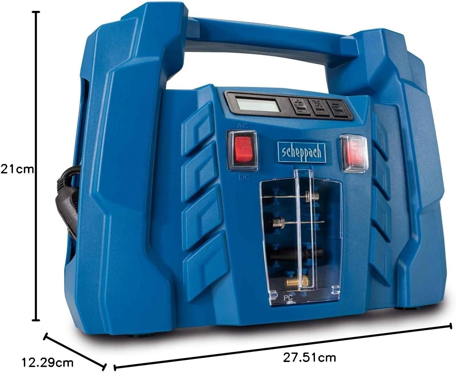 Компресор Scheppach Air Force 5 12V / 230V до 8 bari , 150W - Image 4
