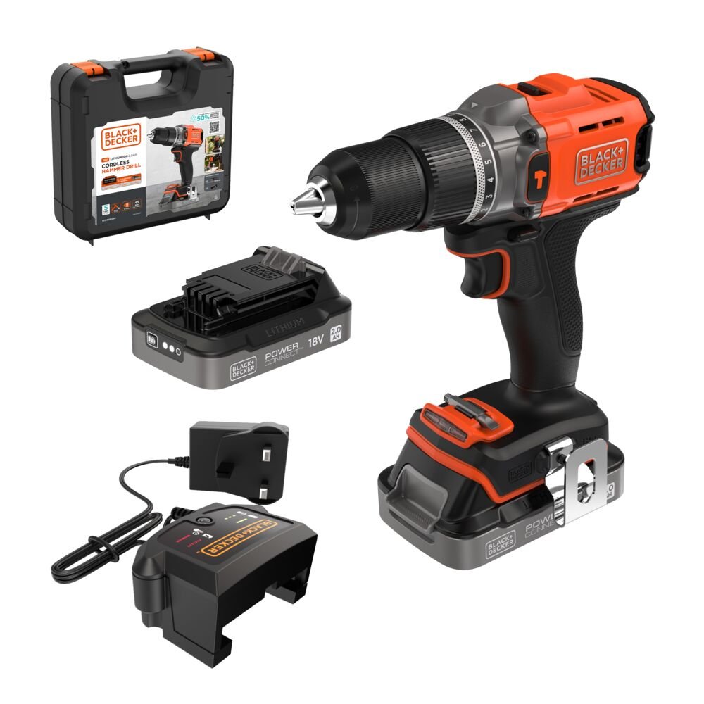 18v Вибр. дупчалка/одвртувач 1x2ah powerconnect - Image 3