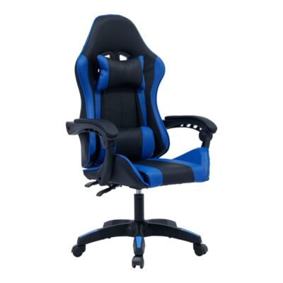Office Gaming chair William PU black-blue - oskargold.com.mk