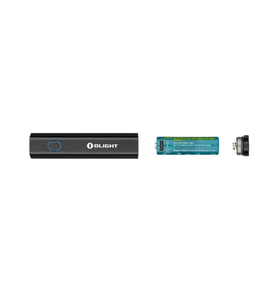 Батериска лампа Olight Diffuse Black | 1000 lumens | 170 m | 21700 | 154 g - Image 4