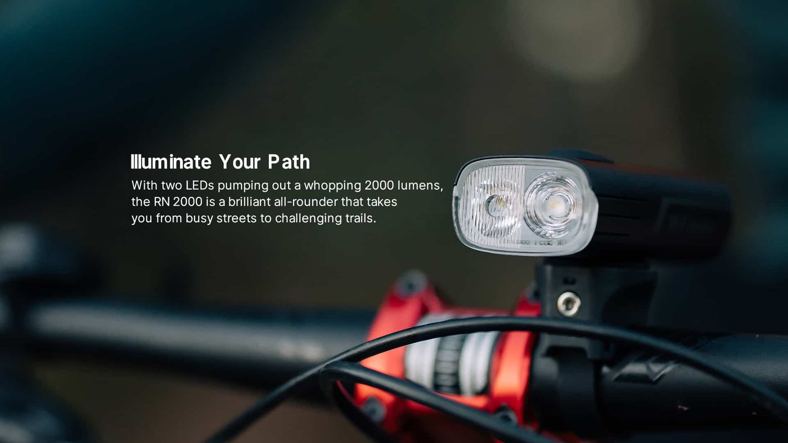 Батериска лампа предна за велосипед Olight Olight RN 2000 | 2000 lumens | 180 m | 4.0 Ah | 170 g - Image 17