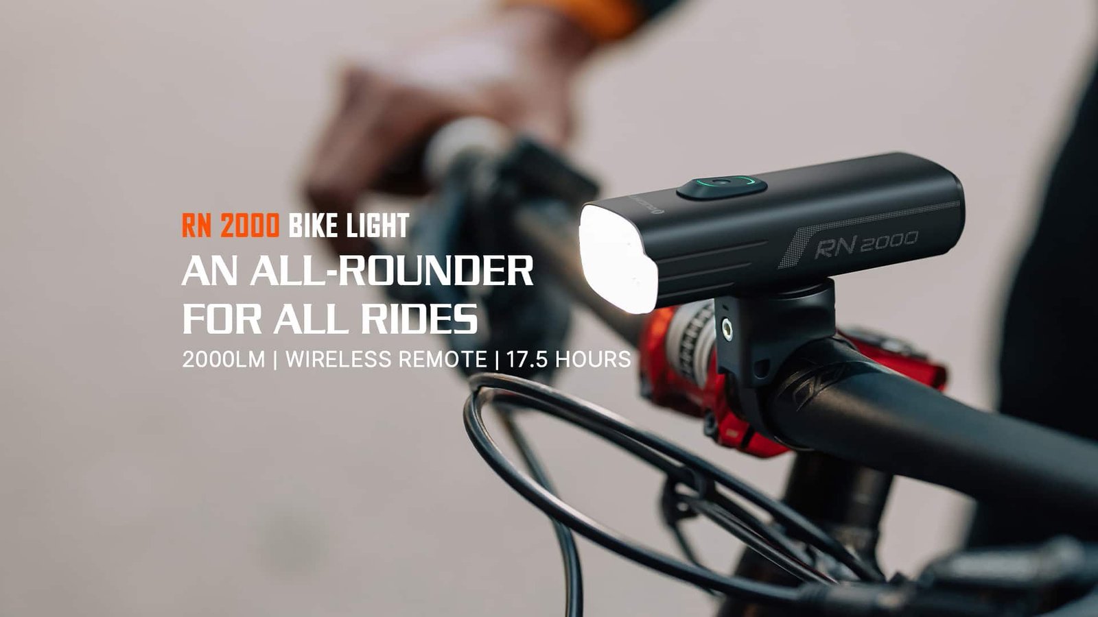 Батериска лампа предна за велосипед Olight Olight RN 2000 | 2000 lumens | 180 m | 4.0 Ah | 170 g - Image 13