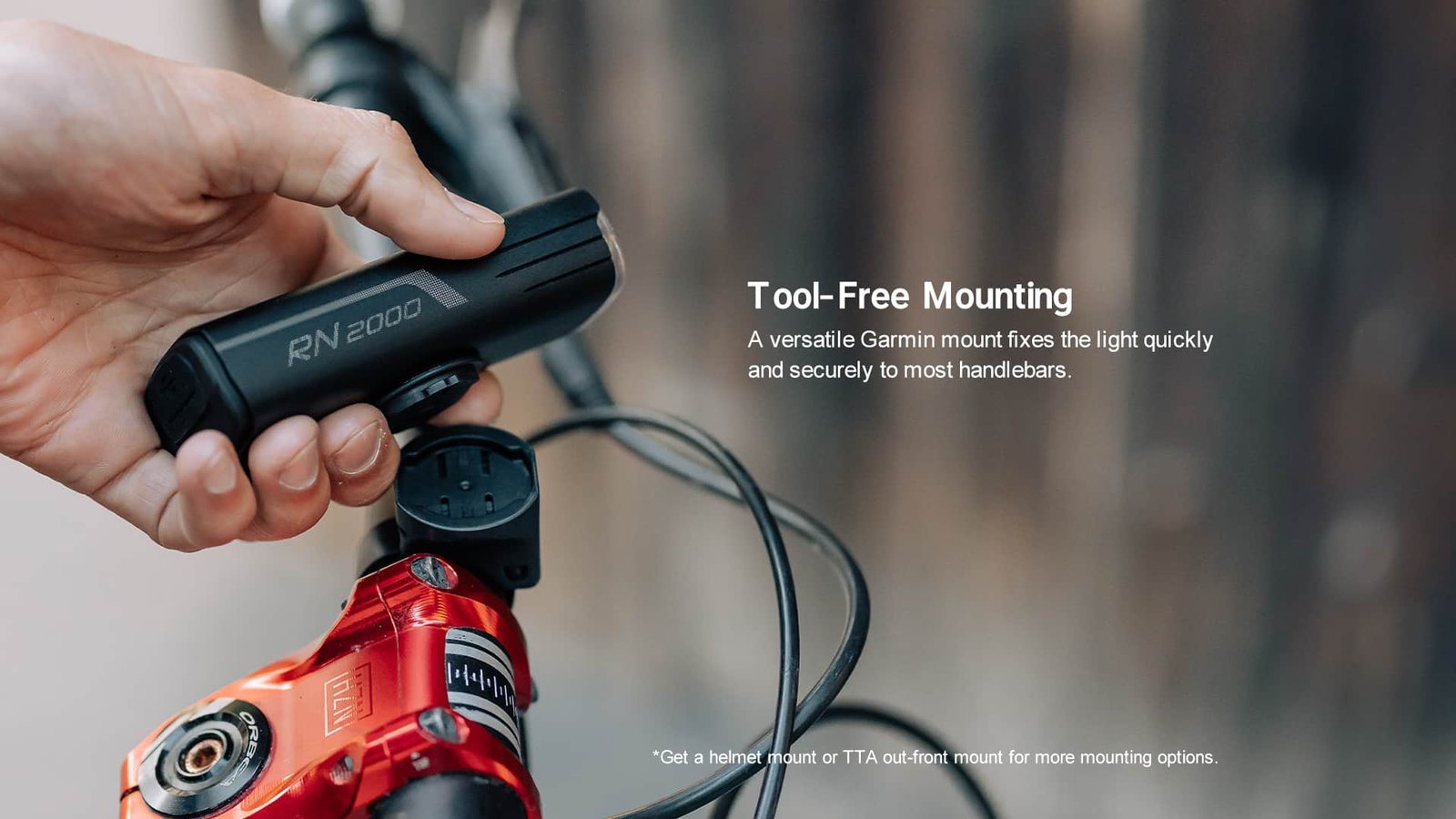 Батериска лампа предна за велосипед Olight Olight RN 2000 | 2000 lumens | 180 m | 4.0 Ah | 170 g - Image 8