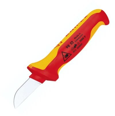 Електричарски нож knipex со рамен врв 1000v vde