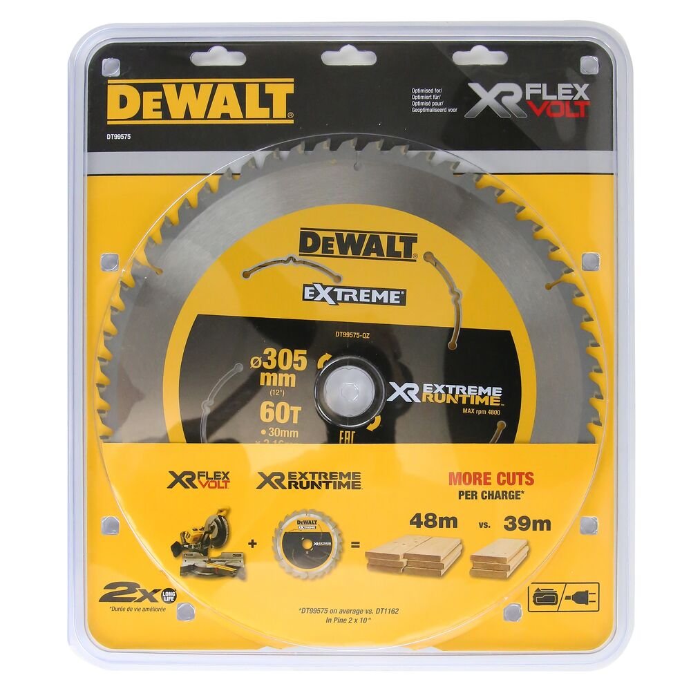 Пила за циркулар xr 305mm x 30mm 60t flexvolt - Image 2
